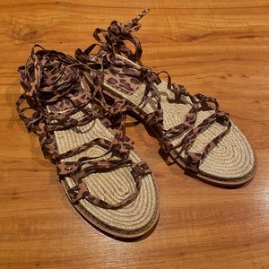 Leopard espadrilles
